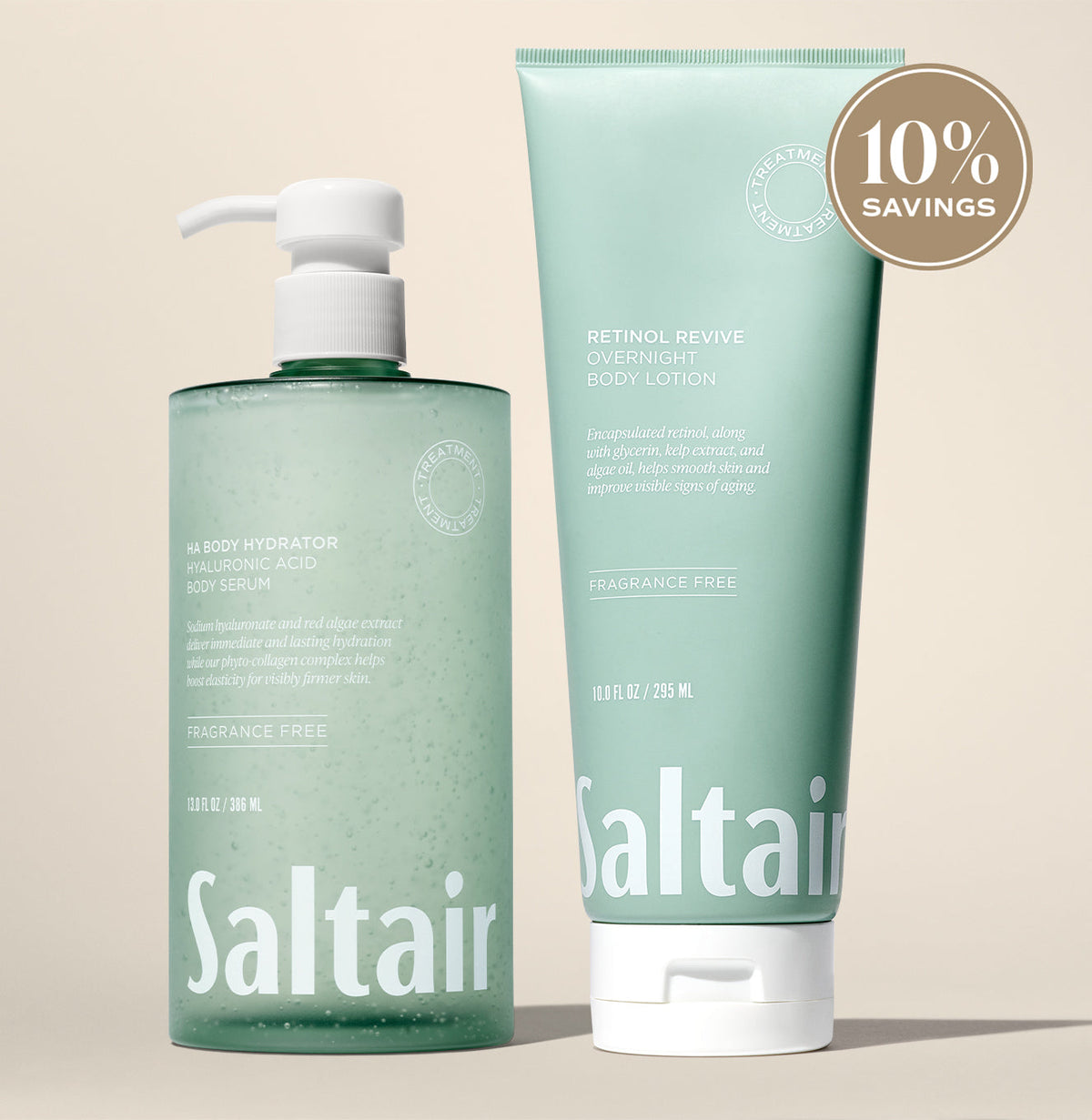 Hydrate + Revive Bundle - HA Body Hydrator & Overnight Retinol